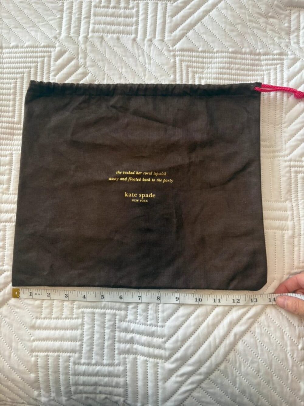 Kate Spade dust bag